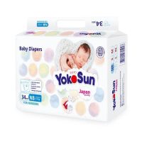 Подг. YokoSun детские на липучках №0 NB (2-5кг) 34шт